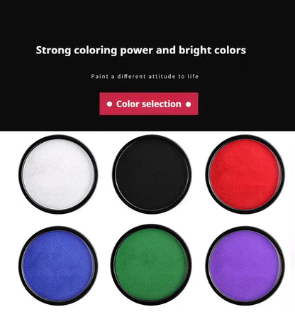 Face body Painting waterproof 6 colors Water Based Nontoxic Body Art kids Festival Fancy Dress Paint Body & Face Paint make up