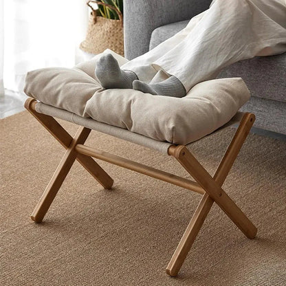 Velvet Footstool Velvet Footstool Ottoman Small Footrests Foot Stool Leg Rest High Padded Stool Seat For Bedroom Living Room