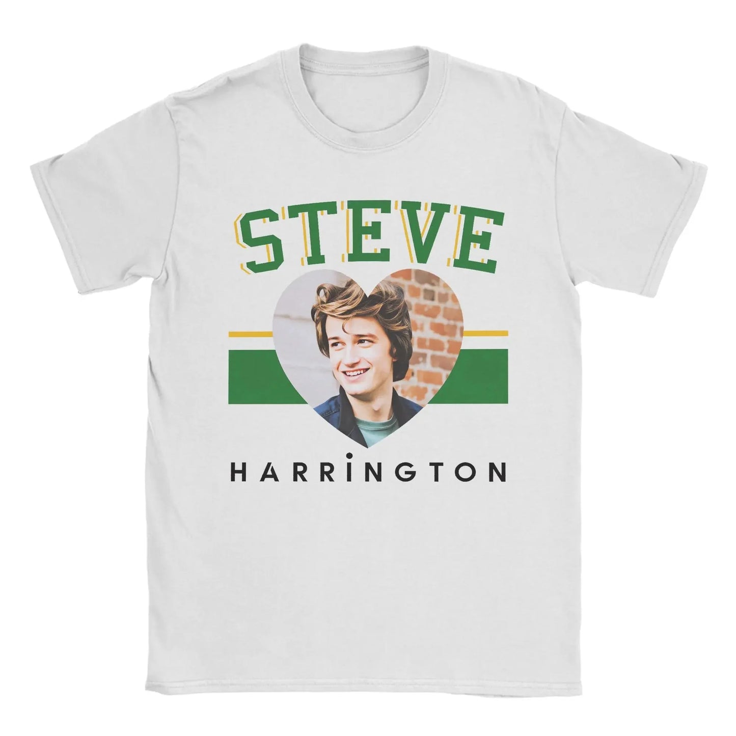 Men T-Shirts Steve Harrington Fun Cotton Tees Short Sleeve Christmas T Shirt Crewneck Clothes Graphic Printed