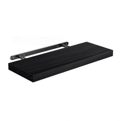 Solid Wood Solid Wooden Floating Shelves Wall Mounted Storage Rack Wall Mounted Bookshelf Floating Design Book Shelf