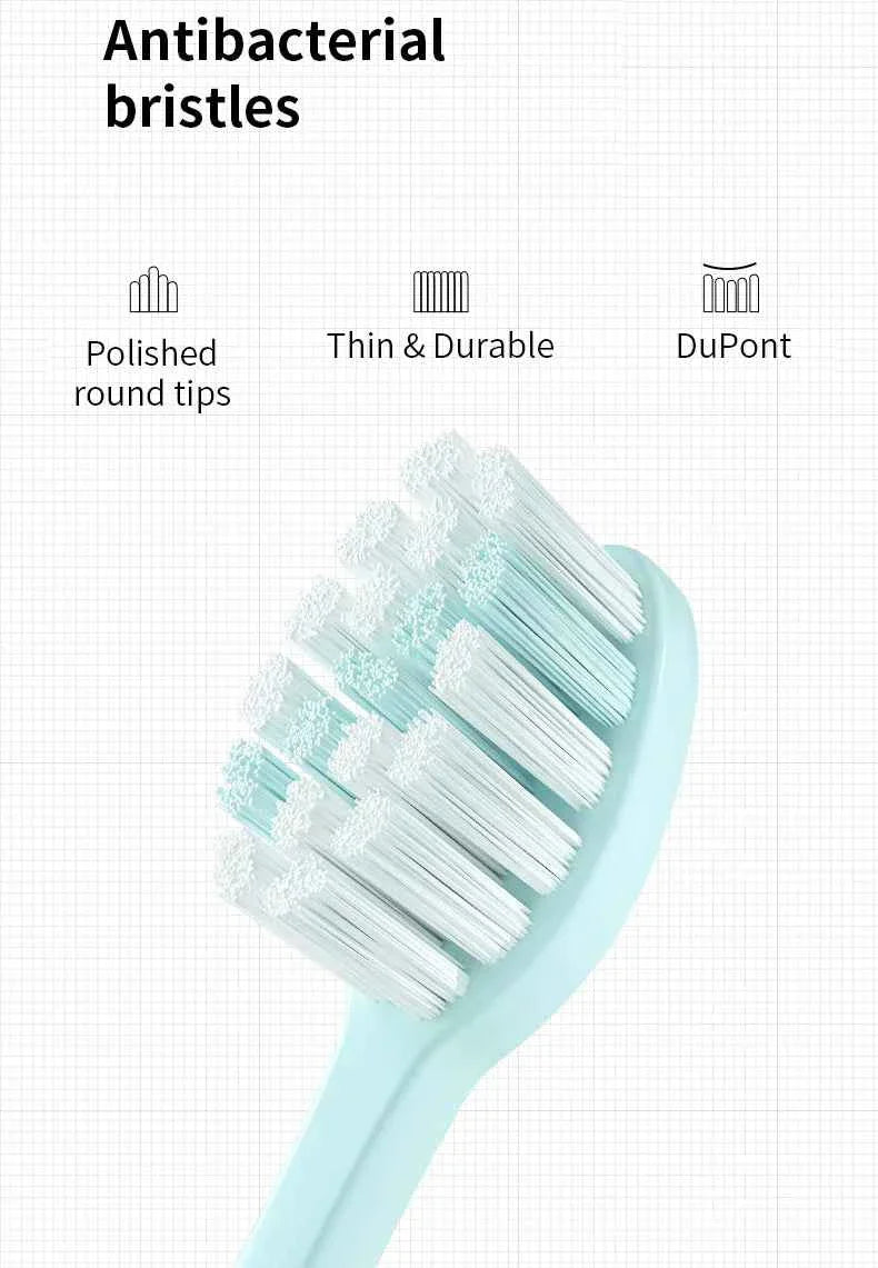 Seago S2 Sonic Electric Toothbrush  5 Modes Whitening Tooth brush 2 Minute Smart Timer IPX7 With 3pcs Replacement Brush Heads