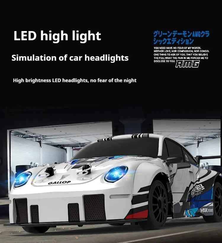 RC Drift Car 1/26 Realistic Race Car 4WD Mini RC Car 2.4Ghz Control Smooth Drifting Action Boys Toys RC 4x4 Fun for All