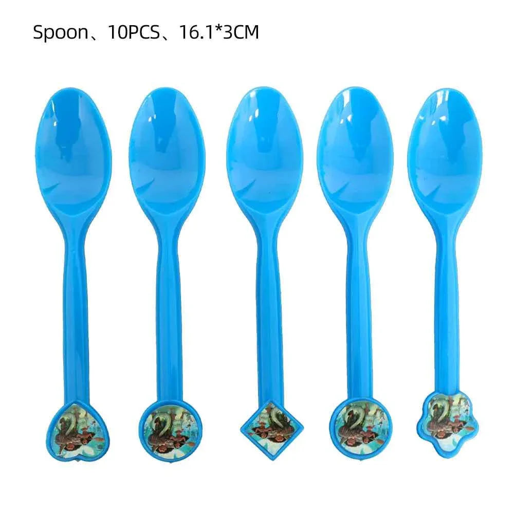 Moana Party Decorations Balloons Set Tableware Napkins Cups Plates Backdrop Kit Disney Vaiana Theme Happy Birthday Deco Supplies