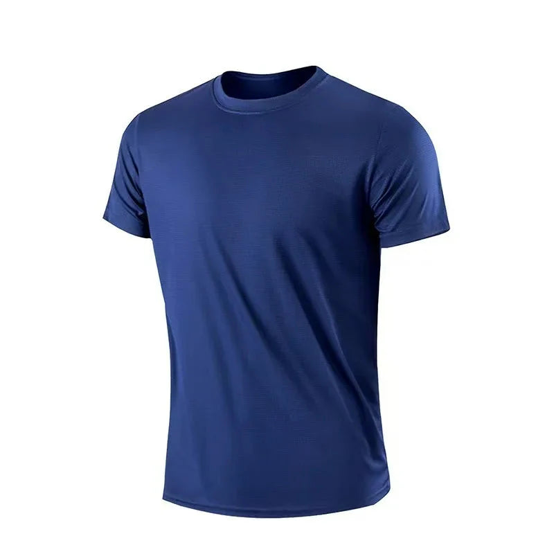 Mens Jogging T-Shirts Quick Dry Compression Sport T-Shirt Fitness Gym Running Shirts Soccer Shirts Men's Jersey Sportswear