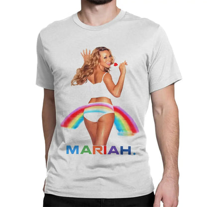 Mariahs T-Shirts for Men Women Creative 100% Cotton Tees Crew Neck Short Sleeve T Shirt Printed Tops