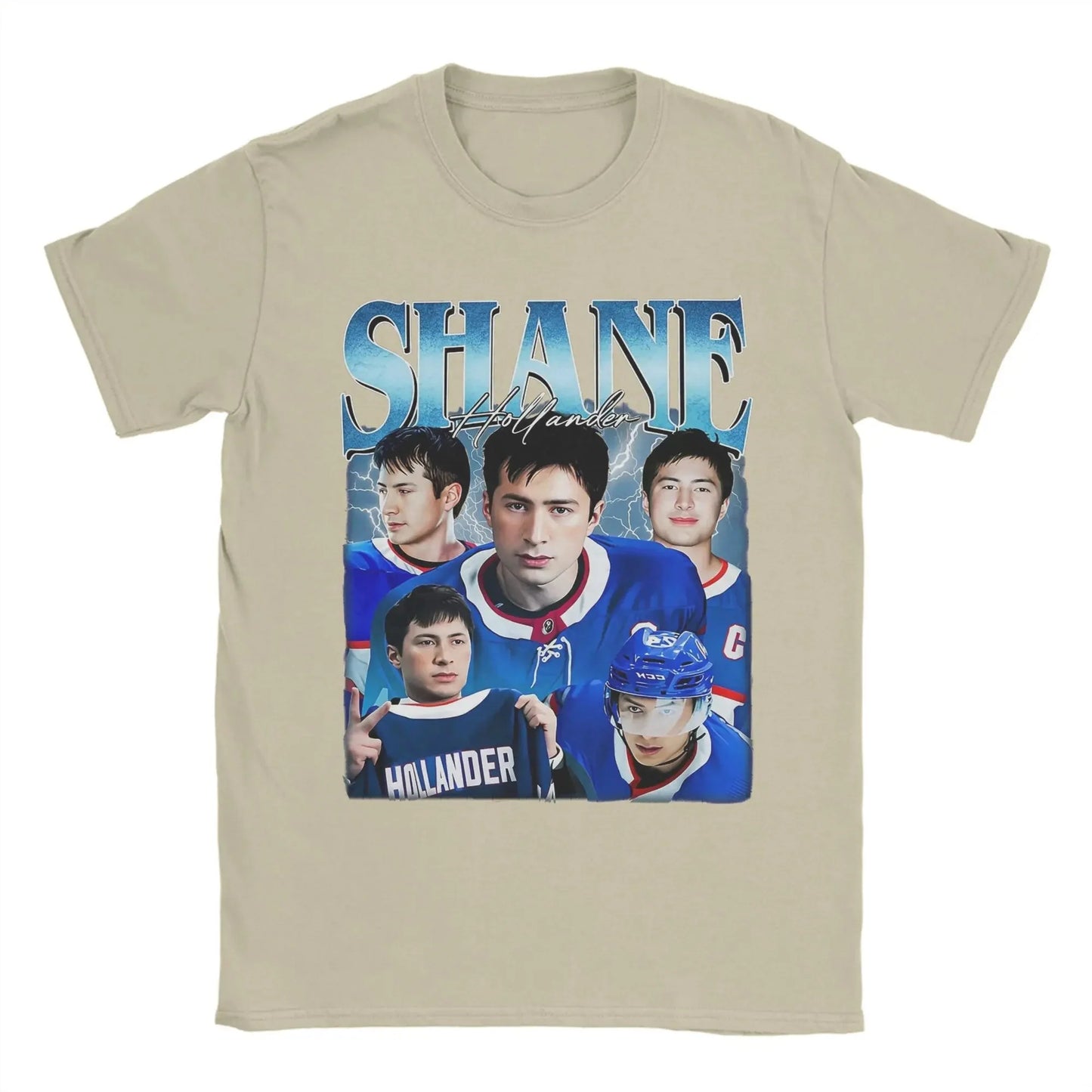Men's T-Shirts Shane Hollander Queer Hockey Heated Rivalry Cool Cotton Tee Shirt Short Sleeve T Shirts Crew Neck Clothes Graphic