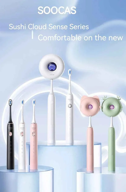 SOOCAS X3S Sonic Electric Toothbrush 180 Days Battery Life Smart Ultrasonic Tooth Brush Cleaner Adult Automatic IPX8 Waterproof