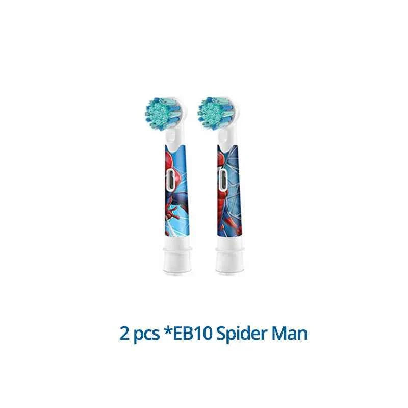 Oral B Children Electric Toothbrush Heads Frozen Utral Soft Tooth Brush Heads Round Brush Heads 2/3/4 hedas for 3-12 years old