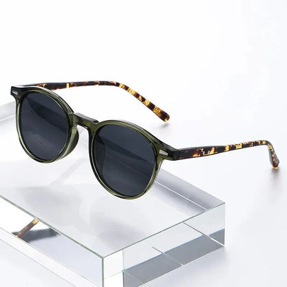 Stylish Round Frame Sunglasses Men Women Casual Vintage Outdoor Sports Eyewear Unisex Ultralight UV400 Sun Glasses Goggles
