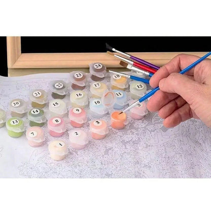 1pc Paint by Numbers Kit for Adults Beginner on Canvas, Painting Kits for Adults, DIY Hobbies for Women, Frameelss