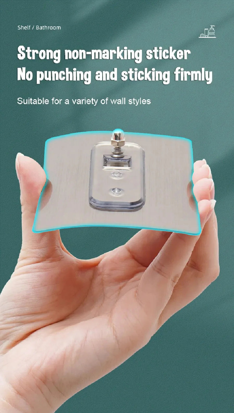 Bathroom Shelves Wall Mounted Non perforated Bathroom Shelf Shower  Storage Shelf  Kitchen Organizer  Bathroom Corner Shelf