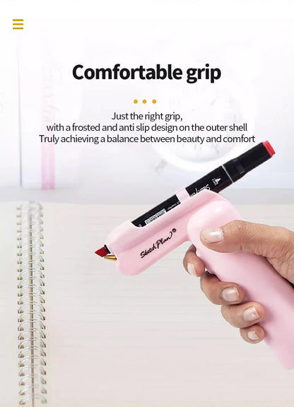Art Electric Spray Pen Airbrush Set Inkjet Painting Brush Washable Spray Painting Hand Drawn Art Supplies Multi-function Color