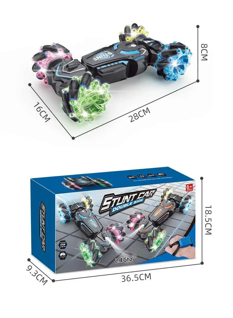 RC Drift Car Toy, Cool and Dynamic Dazzling, Made of Large Glow Wheels