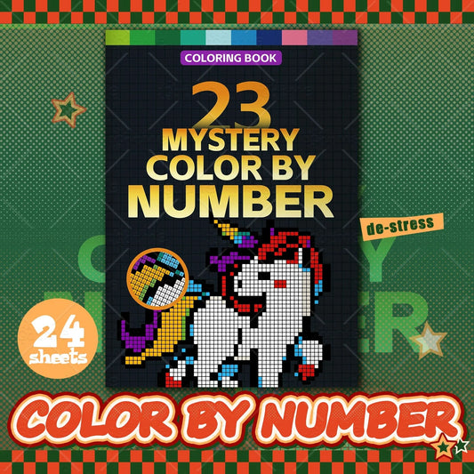 MYSTERY COLOR BY NUMBER Cartoon Animal artwork by digital adult Coloring Book DIY Painting Drawing Coloring By Num