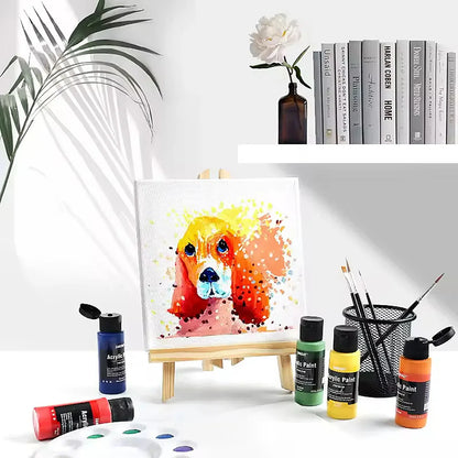24-Color 60ML Acrylic Paint Set Student Art DIY Graffiti Hand-Painted Spray Paint for Creative Painting Projects