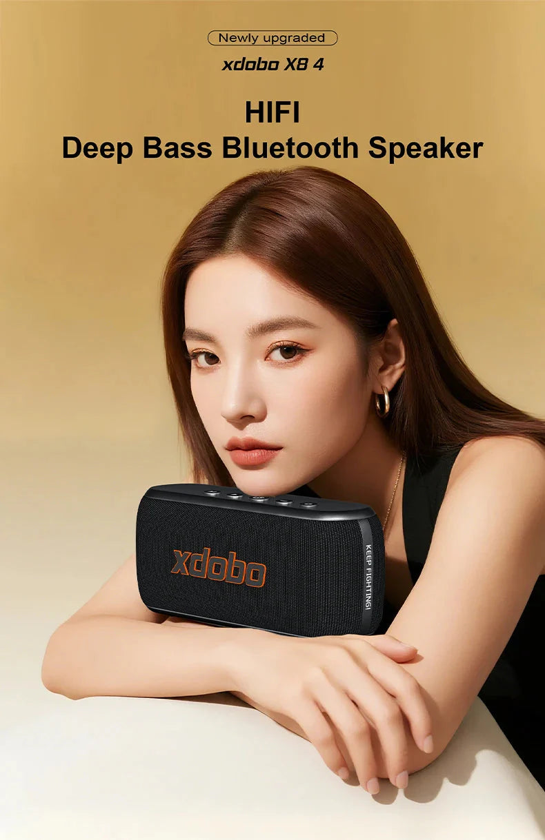 60W Soundbar XDOBO X8IV Subwoofer Speaker 8000mAh Deep Bass Outdoor Smart Phone TV Home Cinema Loudspeaker With Alloy Design