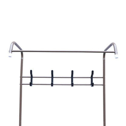 Independent Hanger Brown Metal Shoe Hanger 4 Hooks Clothes Rack Clothes Hangers Coat Hanger Stand Wardrobe Stand