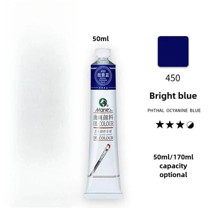 Maries Oil Paint 50ML Oil Painting Art Creation Pigment Large Oil Paint Paint Single Commonly Used 24 Colors