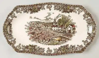 British Friendship Village series, decorative plates, Western food plates