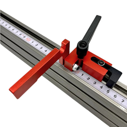 Router Table Fence Aluminum Multi T-Track Table Saw Profile Fence Woodworking T-Slot Miter Track Connector and Fence Stoppe