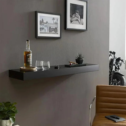 Solid Color Designer Shelf With Secret Compartment Concealed Floating Shelf Wall-Mounted Storage Solution Hidden Furniture