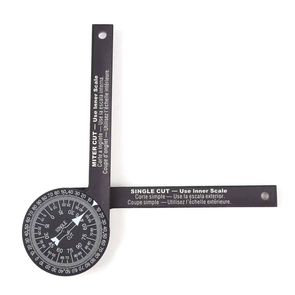 Professional Miter Saw Protractor Angle Finder Precision Miter Angle Finder for Carpenters Plumbers Bevel Protractor Woodworking