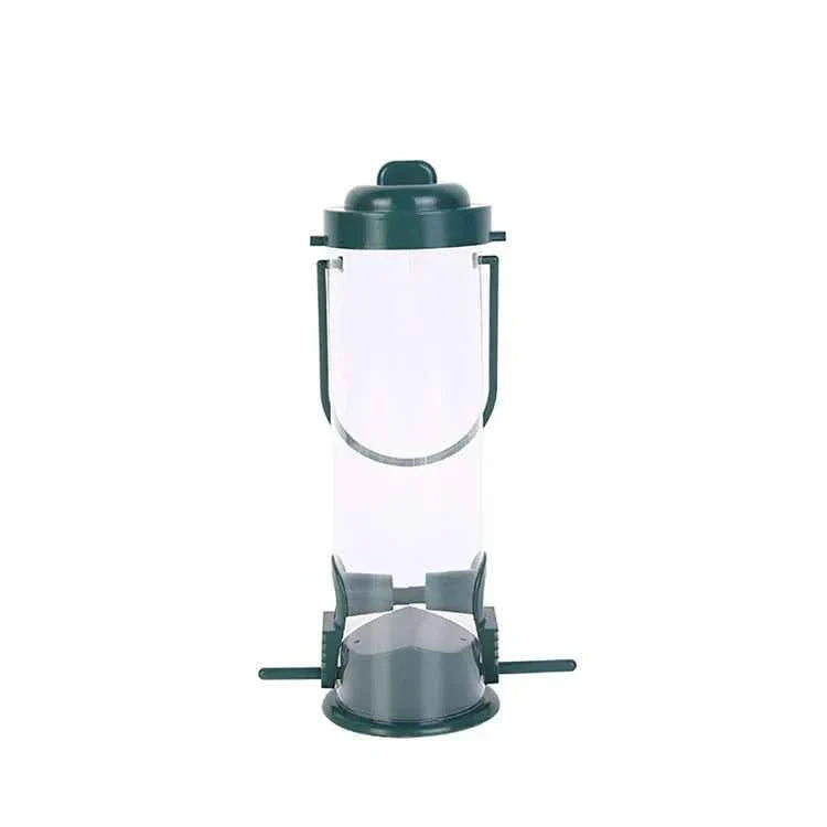 Pet Bird Feeder Food Dispenser Outdoor Hanging Multiple Holes Bird Feeder Small Bird Automatic Foot Feeding Tool Bird Supplies
