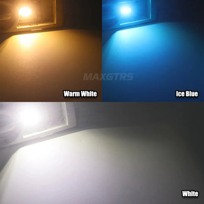 5Pcs MAXGTRS LED C5W C10W 39mm 41mm 42mm LED Festoon Canbus Error Free 6500K White Car Interior Light Reading Dome Trunk Lamp 12