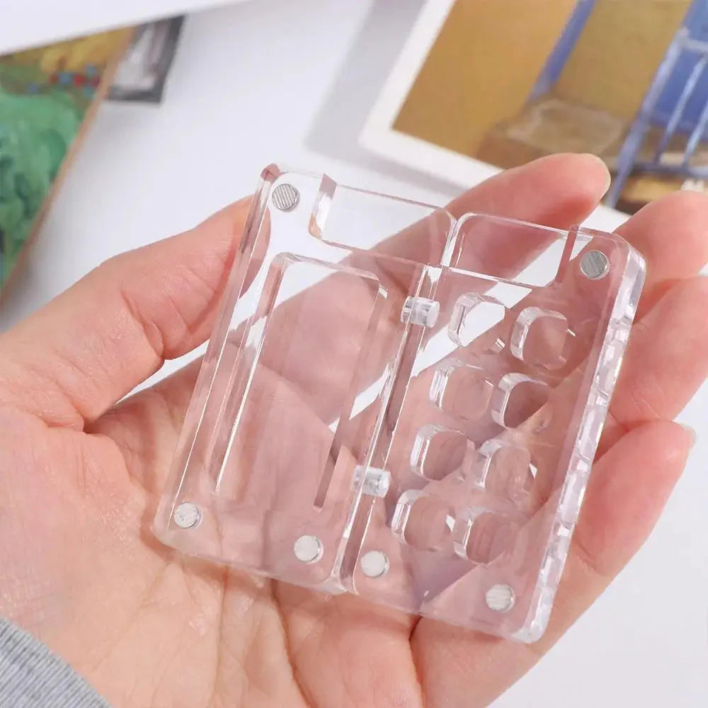 Art Supplies Acrylic Watercolor Paint Palette 8/15 Grid Mini Paint Pigment Box Portable Waterproof Empty Paint Box Student