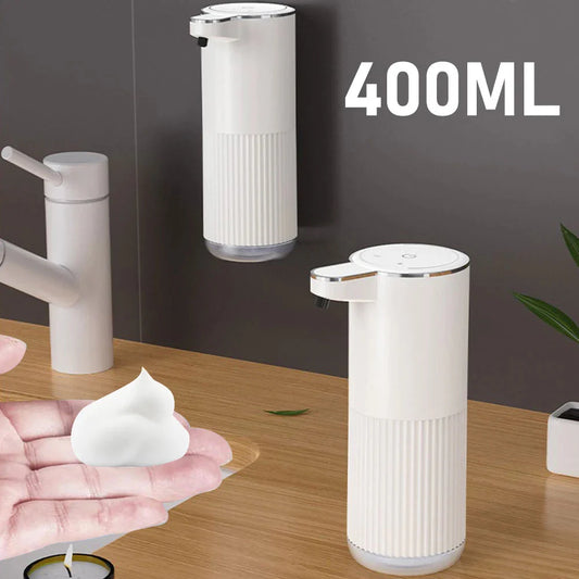Automatic Soap Dispenser Touchless Foaming Soap Dispenser 400ml USB Rechargeable Electric Foam/Gel Soap Dispenser