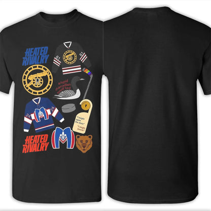 Men's T-Shirts Heated Rivalry Shane & Ilya Vintage Cotton Tees Short Sleeve  T Shirts Round Collar Clothing Graphic