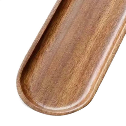 Wooden Platters Long Tray Walnut Bowl/tray Dessert Plate Snack Dried Fruit Plate Oval Tea Tray Fruit Snacks Food Storage Tray