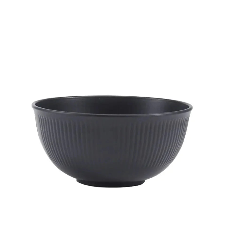 Black plastic cutlery set plates spitting dishes bowl cups cutlery for outdoor camping party
