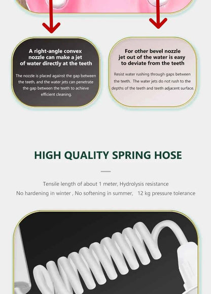 New Water Dental Flosser Faucet Oral Irrigator Floss Dental Irrigator Dental Pick Oral Irrigation Teeth Cleaning Machine