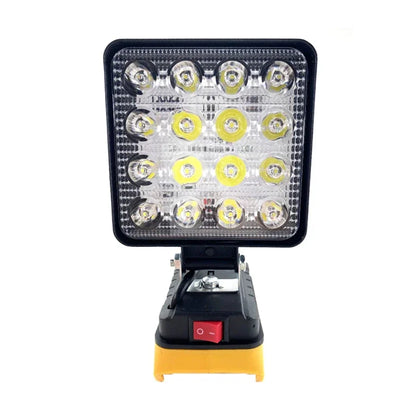 4 Inch Portable LED Work Light for Dewalt 18V 20V Lithium Battery Outdoor Lighting Work Lamp Camping Lighting Outdoor Flashlight