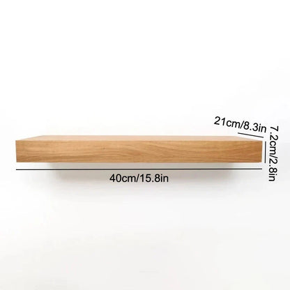 Solid Color Designer Shelf With Secret Compartment Concealed Floating Shelf Wall-Mounted Storage Solution Hidden Furniture
