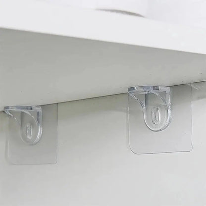 Shelf Support Hooks Punch-Free Closet Cabinet Partition Plate Holder Without Trace Bracket Home Tools For Home Kitchen Bathroom