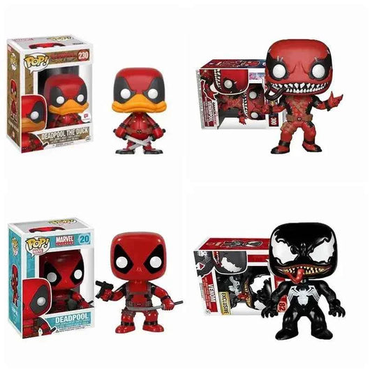 Funko Movies Venomized Venompool 300# Death Venom 82# Exclusive Deadpool the Duck 230# Action Figure Model Collection toy