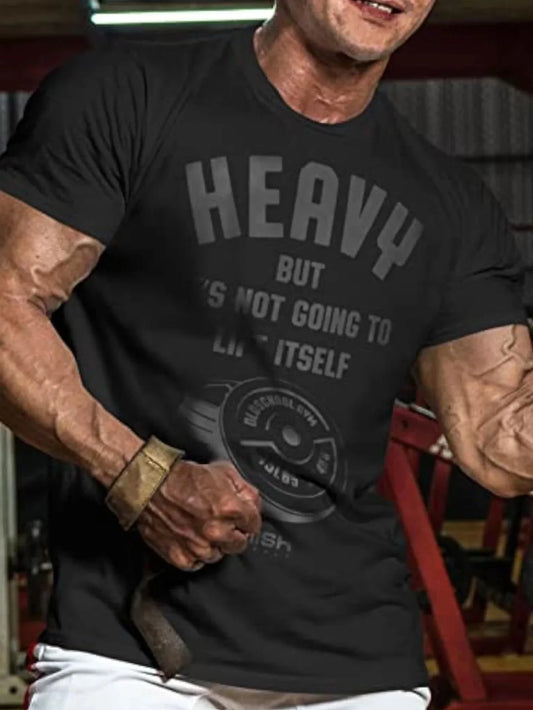 Men's gym T-shirt, patterned short-sleeved gym shirt, spring/summer quick-drying shirt graphic t shirts harajuku t shirt