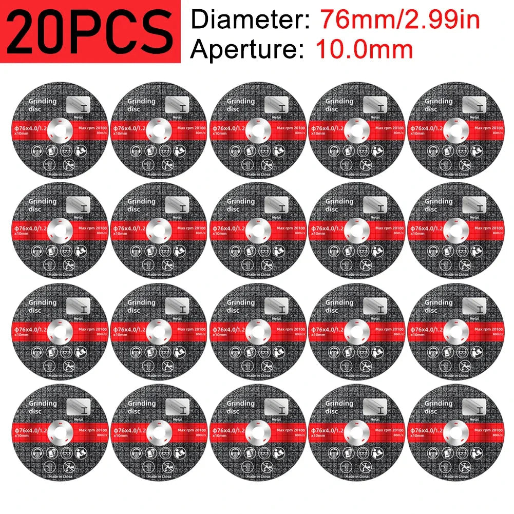 1-20PCS 76mm Saw Blade Electric Grinding Cutting Disc Rotary Tool Metal Cutter Power Wood Cutting Electric Grinder Accessories