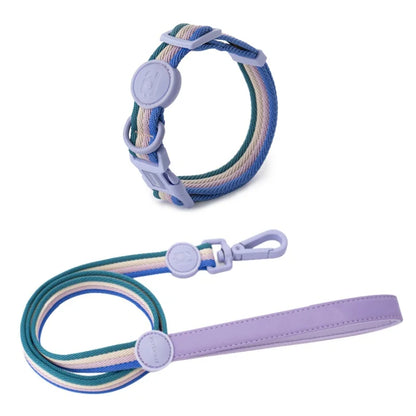 Durable Dog Collar Leash Set Adjustable Pet Collar For Small Medium Dogs Fashionable Dog Collar and Leash Set Pet supplies