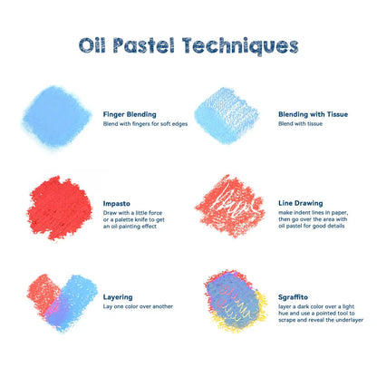 Paul Rubens Oil Pastels Professional Soft Oil Pastels for Artists, Beginners, Students, Kids Art Supplies