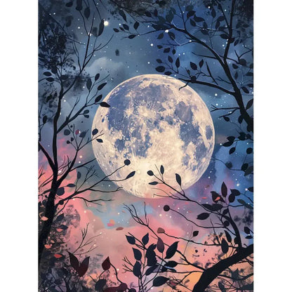 DIY Paint by Numbers Kit for Adults - Natural Scenery & Botanical Canvas Art