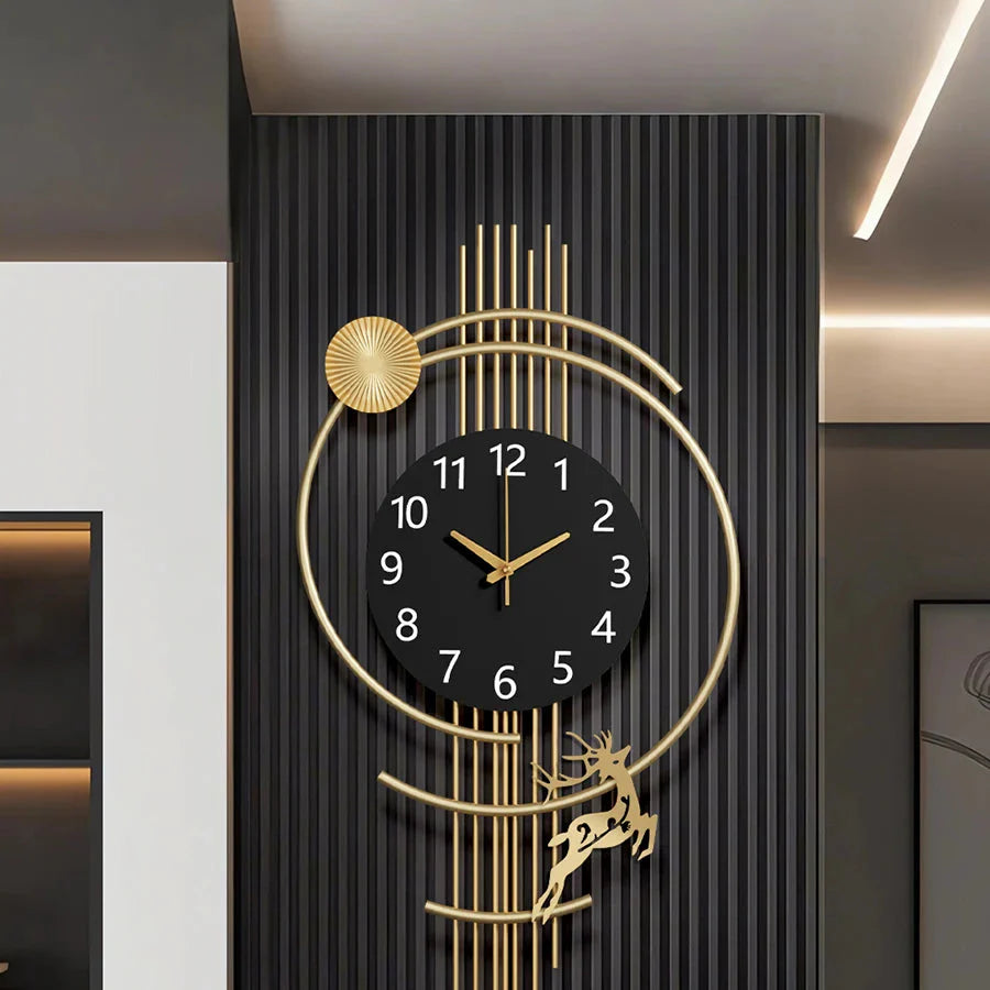 Wall Clock Large Bathroom Decor Room Digital Room Watch Interior Wall Decoration Gaming Decoration For Bedroom Accessories Live