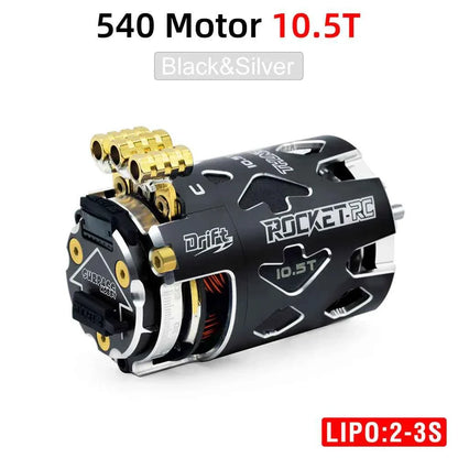 Rocket-RC Thunder 540 Sensored Brushless Motor 10.5T 13.5T 2-3S 3.175 mm Shaft for 1/10 RC Racing Drift Car Parts Surpass Hobby