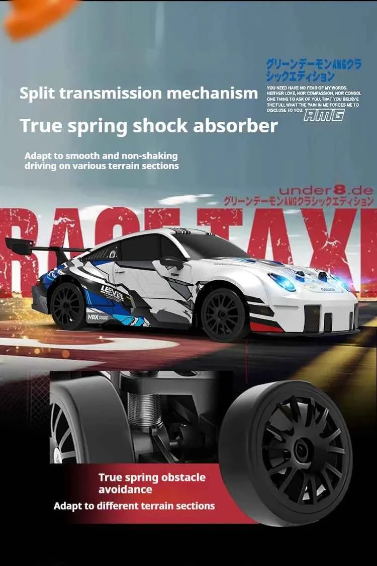 RC Drift Car 1/26 Realistic Race Car 4WD Mini RC Car 2.4Ghz Control Smooth Drifting Action Boys Toys RC 4x4 Fun for All