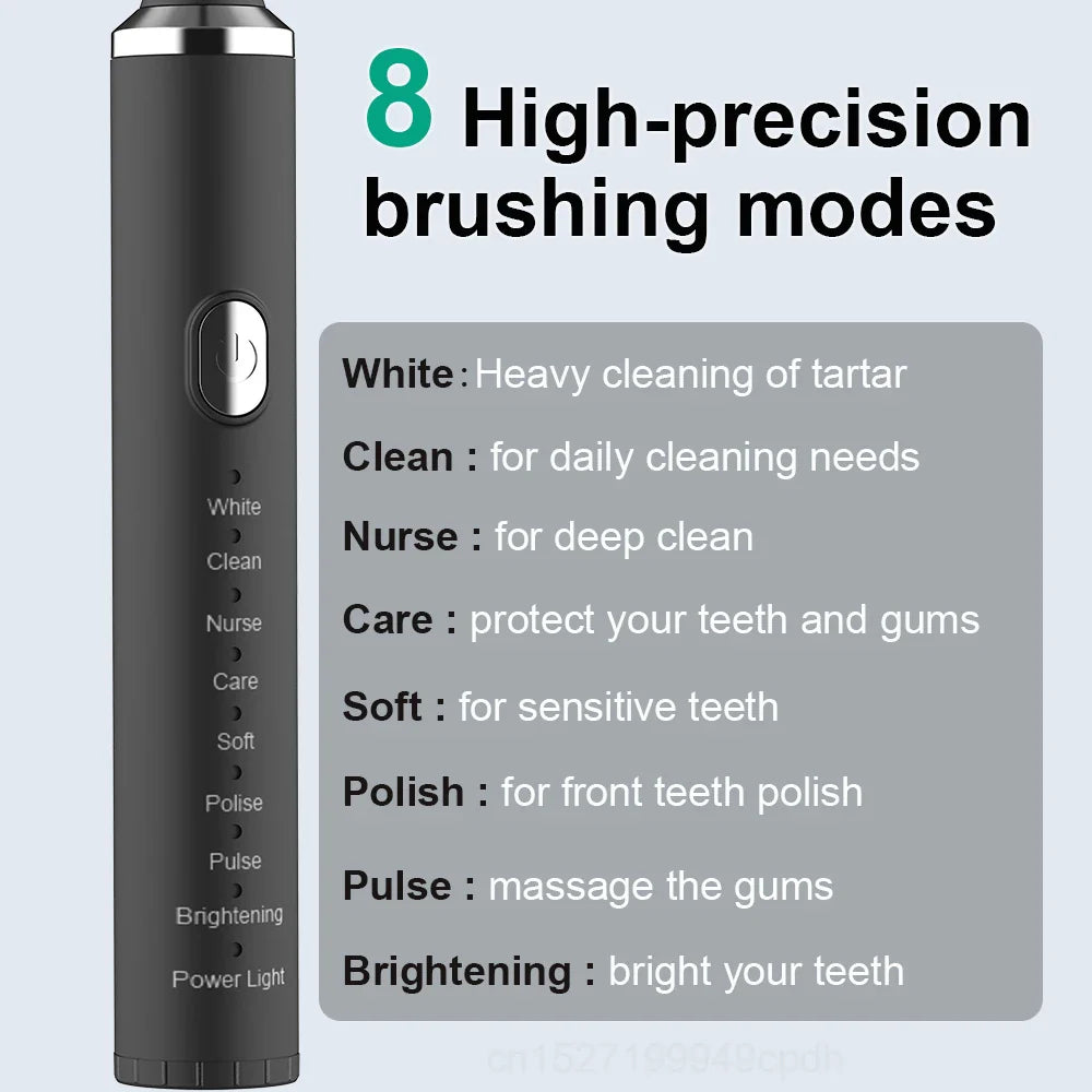 Electric Toothbrush Sonic Electric Toothbrush For Teeth Brushes Vibration Dental Tooth Cleaner USB Rechargeable Tooth Brush Case