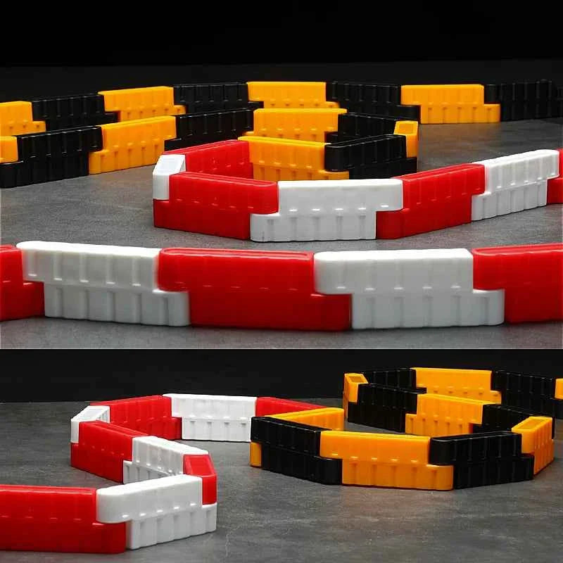 RC Car Road Barriers Remote Control Car Accessories Drifting Race Track Barrier Traffic Splicing Stereo Roadblock Traffic Scene