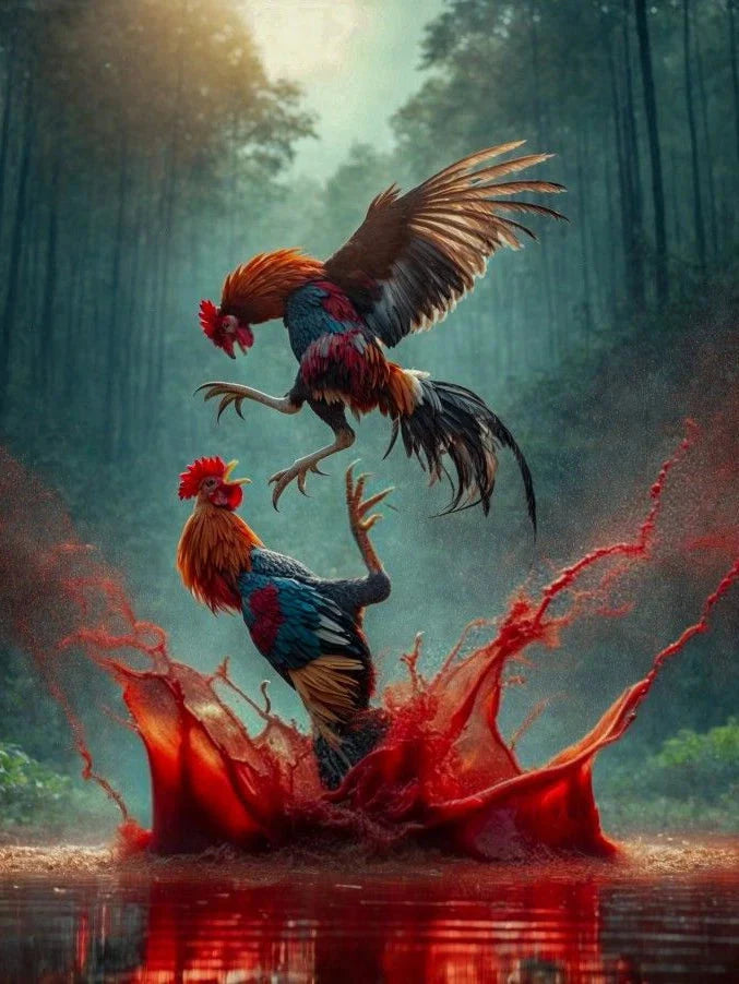 Pictures By Numbers Chicken Animal Paint Kit For Adults Digital Painting Oil Painting For Living Room Home Interesting Gift