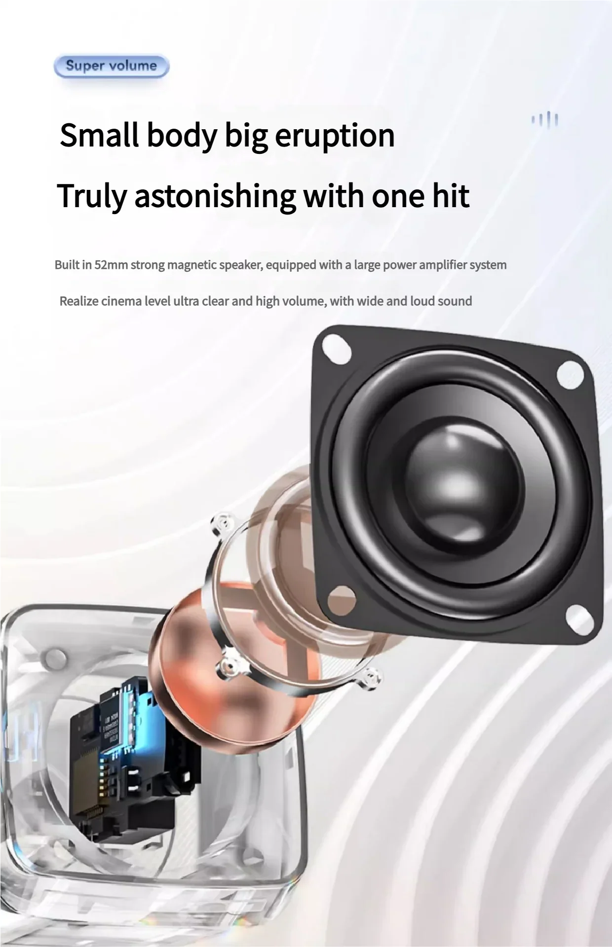 SOREX E-1078 Ultra-Portable USB Multimedia Speakers - 2.0 Channel 6W Stereo Sound for Laptop & PC
